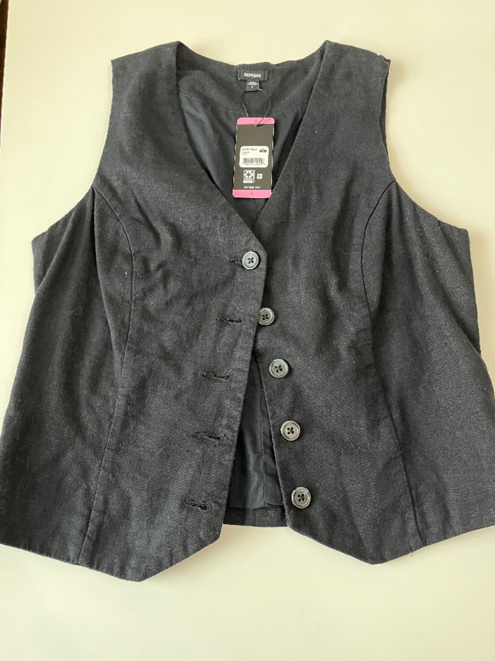 Express Linen Vest ! NWT! Never been Worn! Size Small ! Retail $78 !